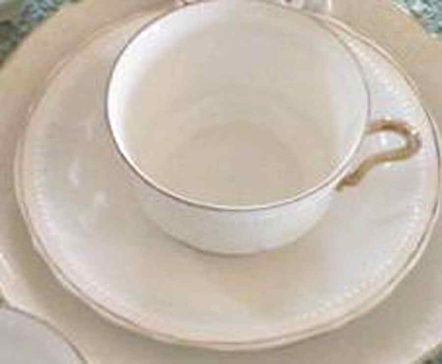 GMY273 Footed Cup & Saucer Set by Germany-1