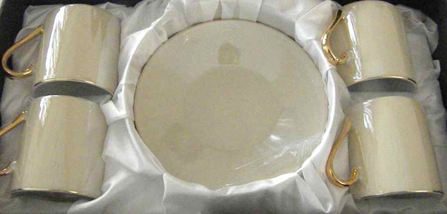 GCC49 Espresso Cup and Saucer Set by Godinger-1