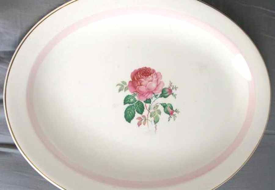 69070 12" Oval Serving Platter by WS George-1