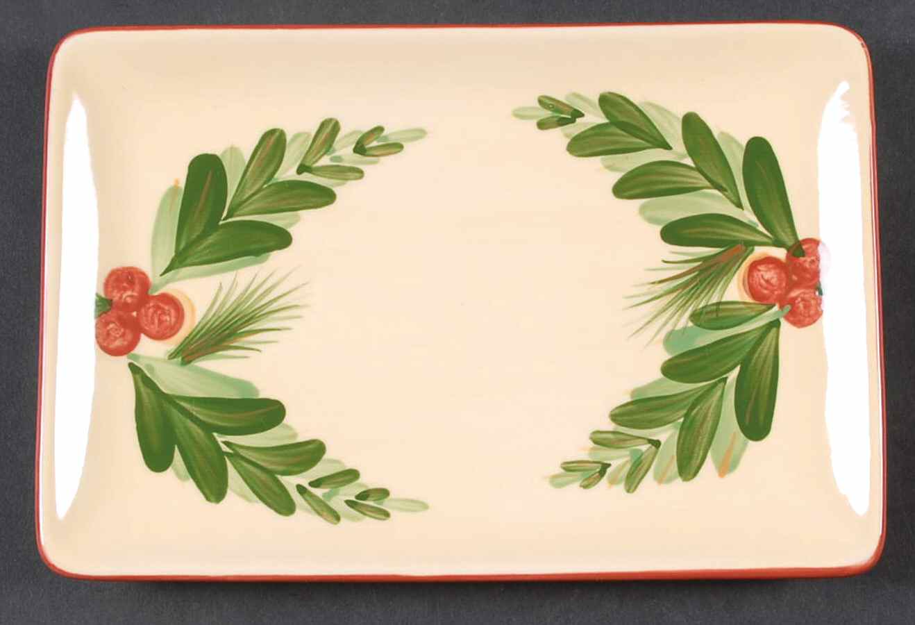 Christmas Memories 8" Rectangular Tray by Gail Pittman-1