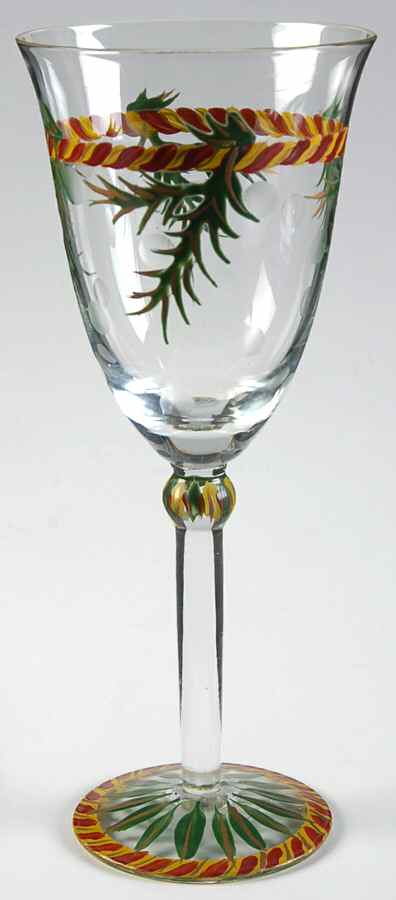 Christmas Memories 10 Oz Glassware Goblet by Gail Pittman-1