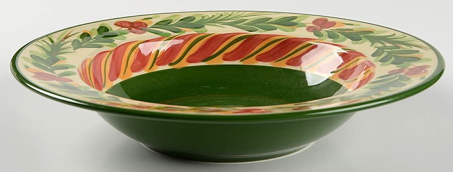 Christmas Memories Rim Soup Bowl by Gail Pittman-1