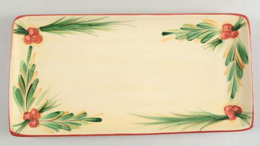 Christmas Memories 14" Rectangular Tray by Gail Pittman-1