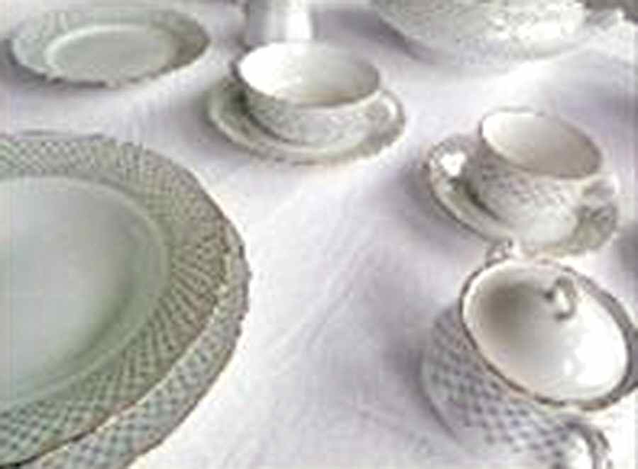 GIN290 Flat Cup & Saucer Set by Ginori 1735-1