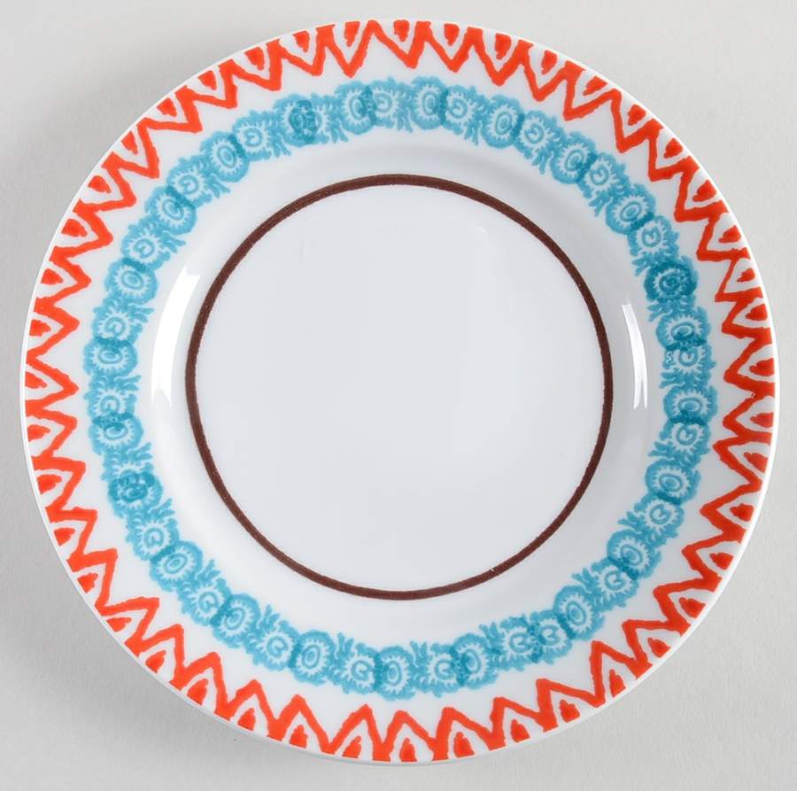 Folkware Salad/Dessert Plate by Ginori 1735-1