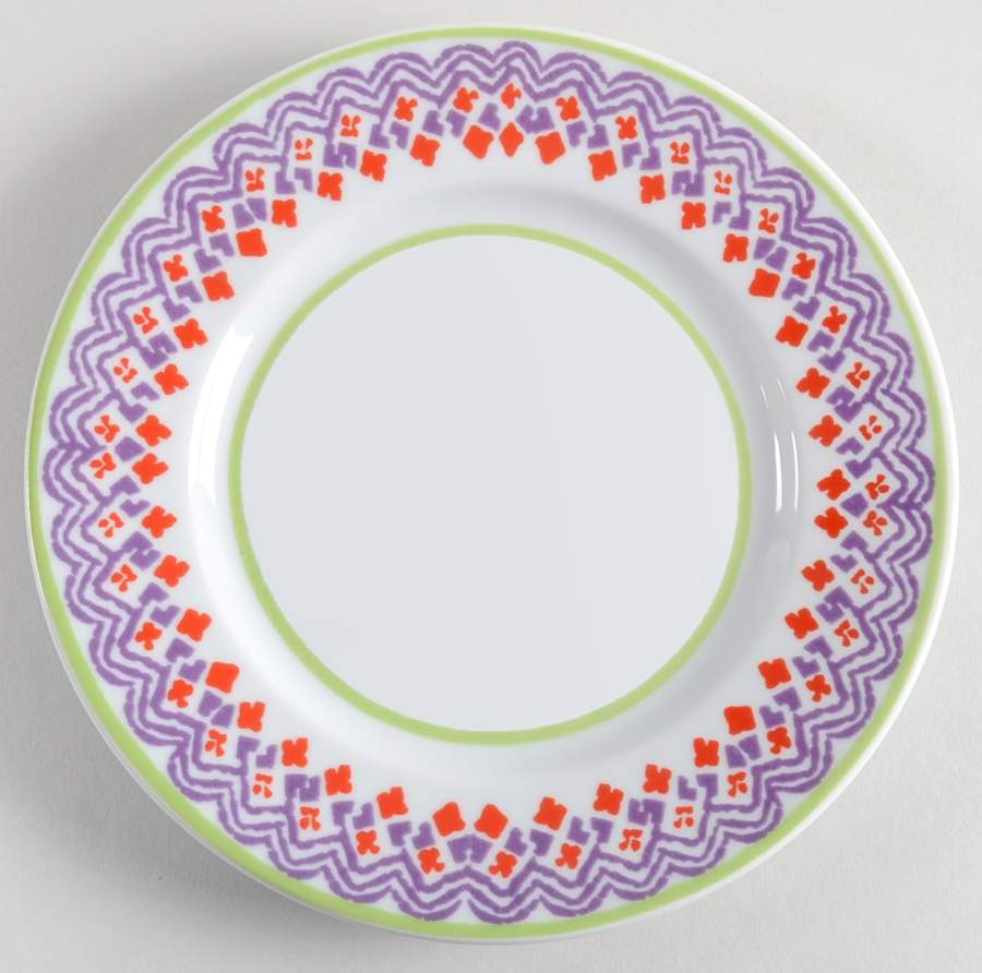 Folkware Salad/Dessert Plate by Ginori 1735-1