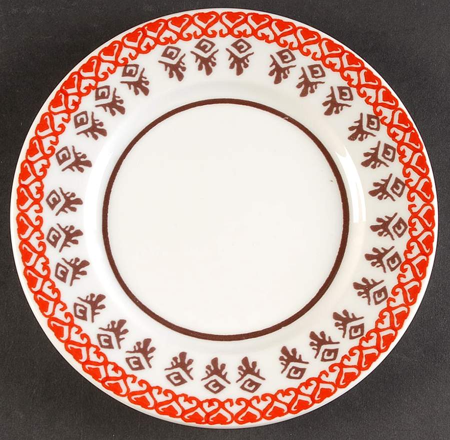 Folkware Salad/Dessert Plate by Ginori 1735-1