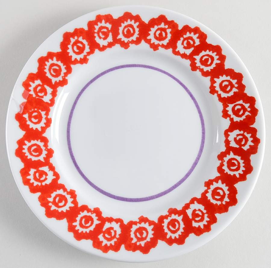Folkware Salad/Dessert Plate by Ginori 1735-1