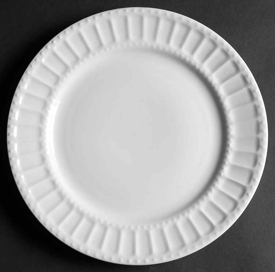 Regalia Gray Dinner Plate by Gibson Designs-1