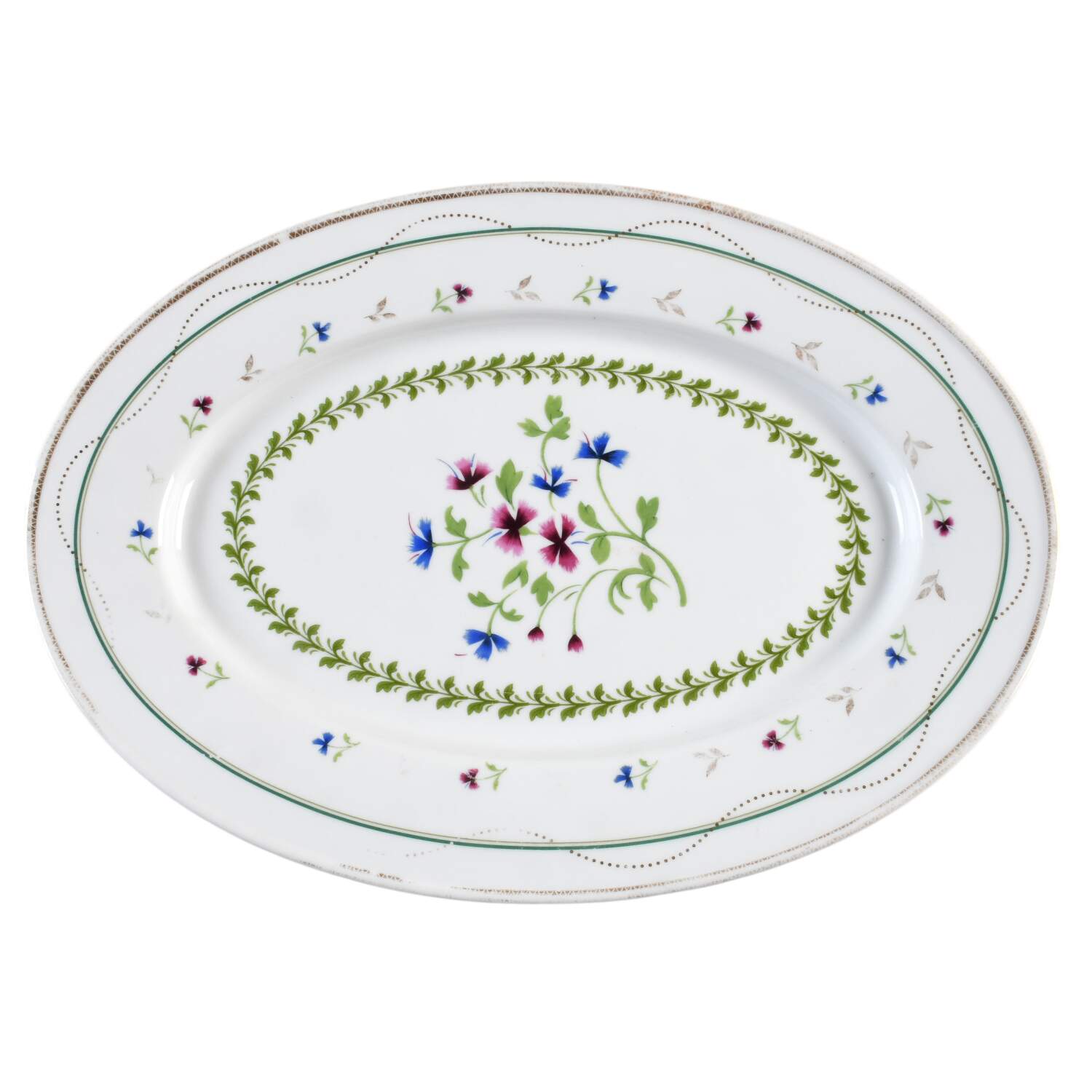 Petite Fleur 14" Oval Serving Platter by Godinger-1