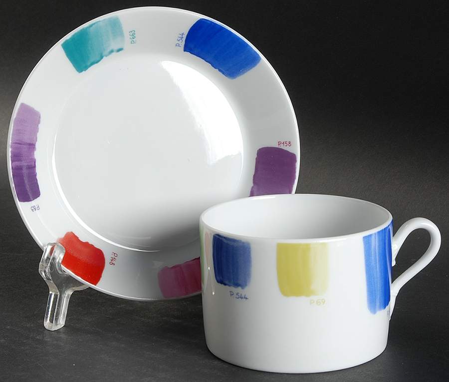 Prova Prima Flat Cup & Saucer Set by Ginori 1735-1
