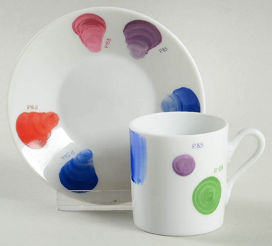 Prova Prima Flat Demitasse Cup & Saucer Set by Ginori 1735-1