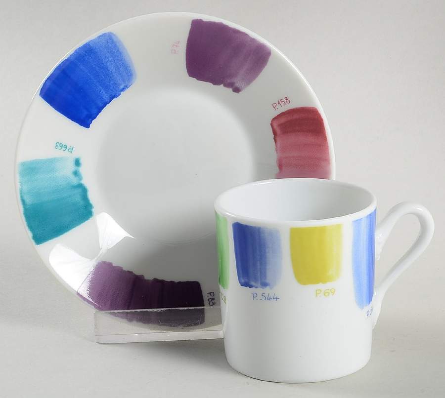Prova Prima Flat Demitasse Cup & Saucer Set by Ginori 1735-1