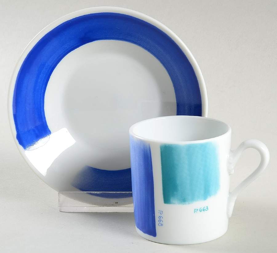 Prova Prima Flat Demitasse Cup & Saucer Set by Ginori 1735-1