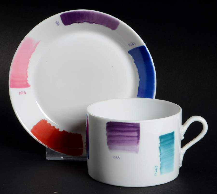 Prova Prima Flat Cup & Saucer Set by Ginori 1735-1