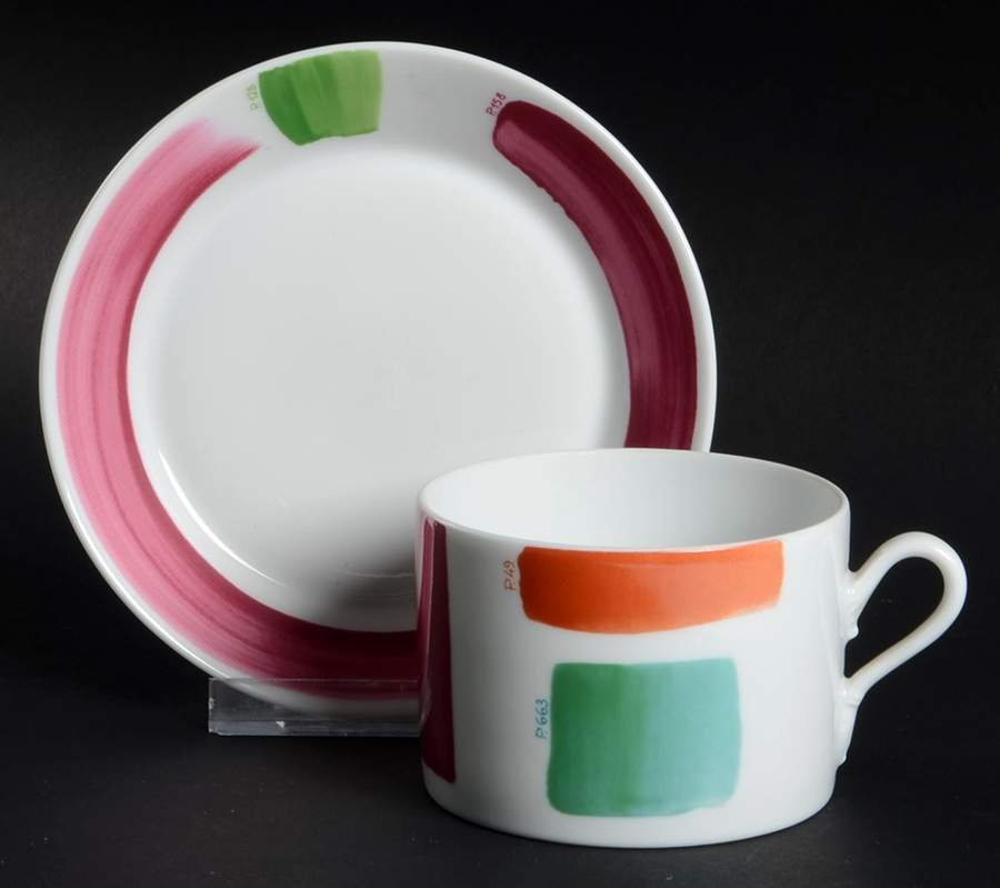 Prova Prima Flat Cup & Saucer Set by Ginori 1735-1