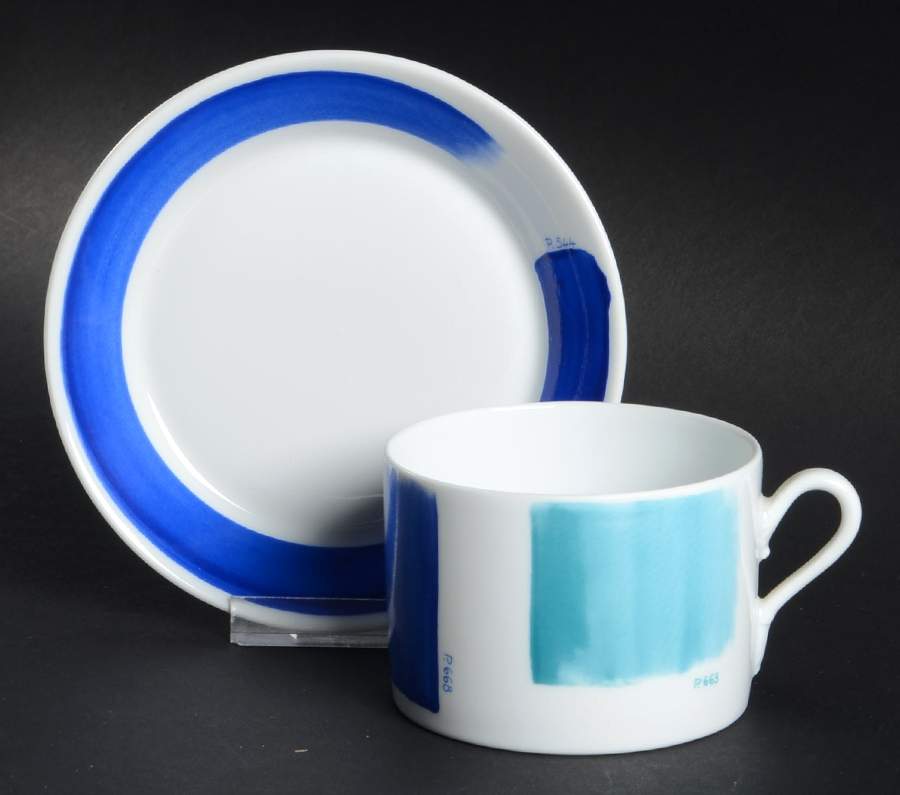 Prova Prima Flat Cup & Saucer Set by Ginori 1735-1