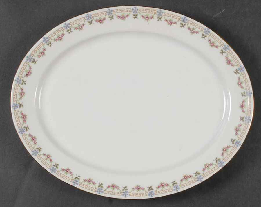 GUE695 11" Oval Serving Platter by WM Guerin-1