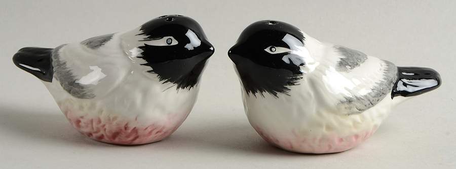 Winter Chickadee Figural Salt & Pepper Set by Global Design Connections-1