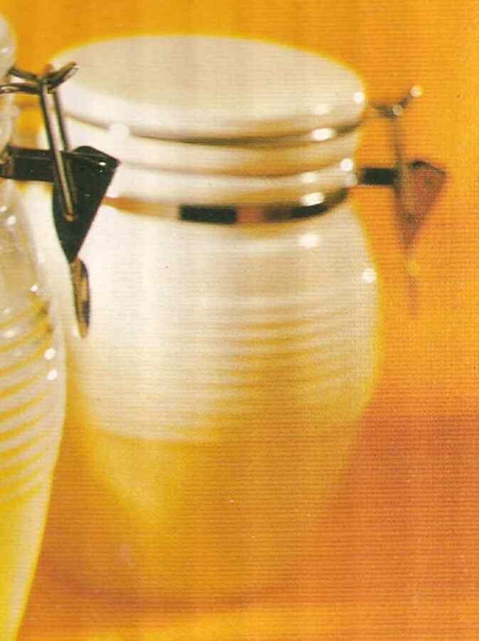 Urbanware White Small Canister with Hinged Lid by Gibson Designs-1