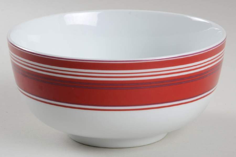 Red Stripe Soup/Cereal Bowl by Gordon Ramsay Everyday-1