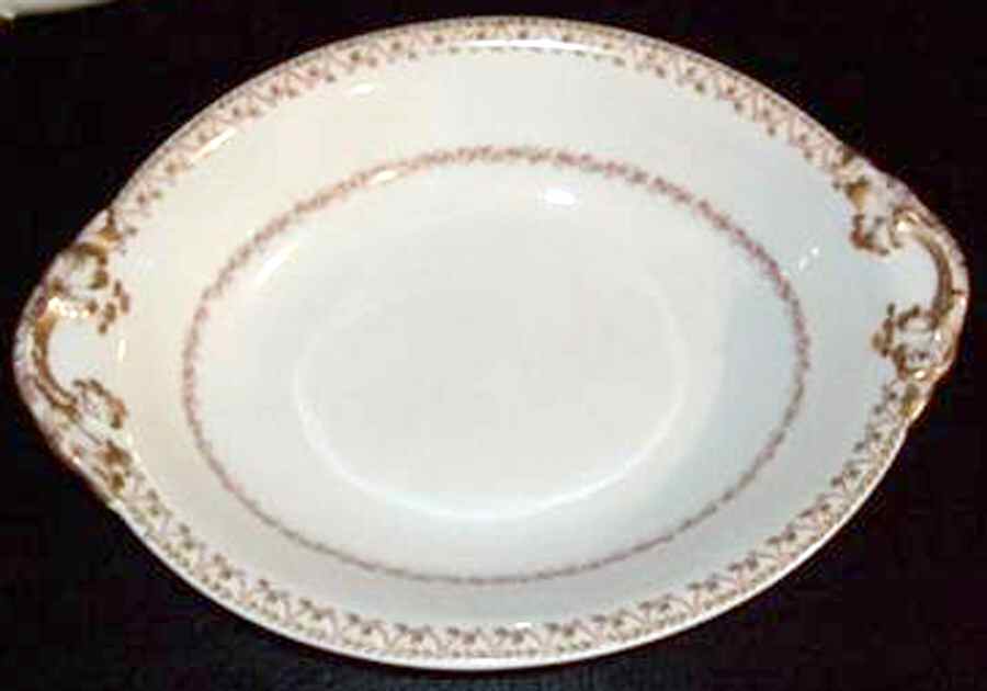 GUE702 14" Oval Serving Platter by WM Guerin-1