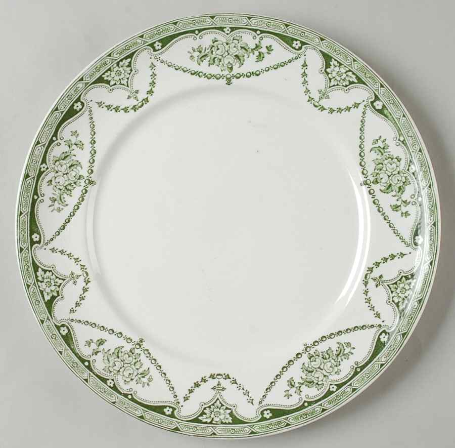 British Green Dinner Plate by Great Universal-Eng-1