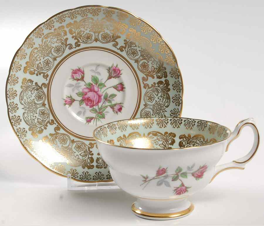 C788 Footed Cup & Saucer Set by Grosvenor-1