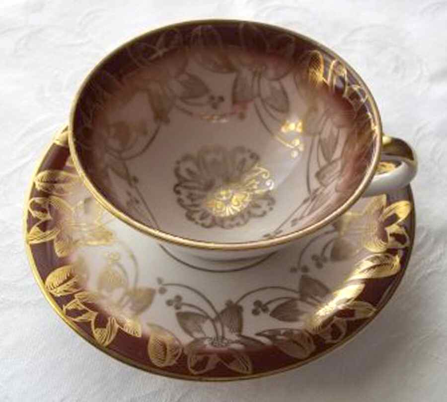 GKC10 Footed Cup & Saucer Set by Gareis, Kuhnl & Co-1