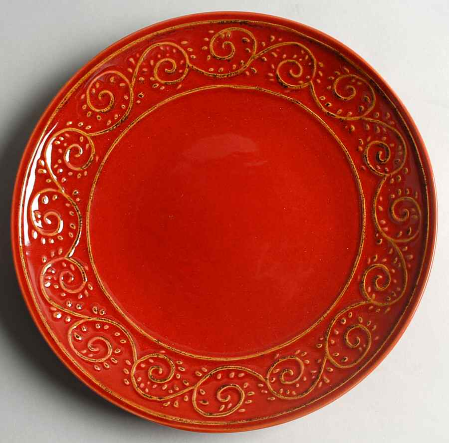 Manning Scroll Salad/Dessert Plate by Gibson Designs-1