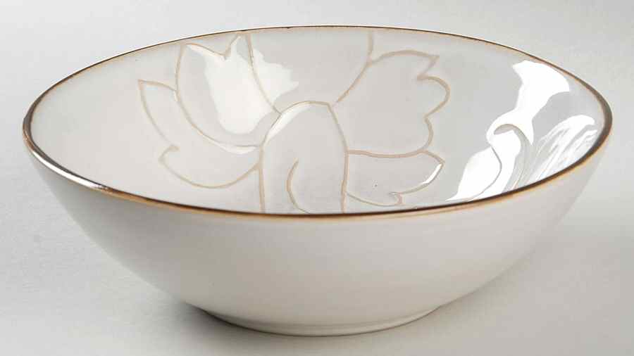 Florence Garden (Rectangular) Soup/Cereal Bowl by Gibson Designs-1