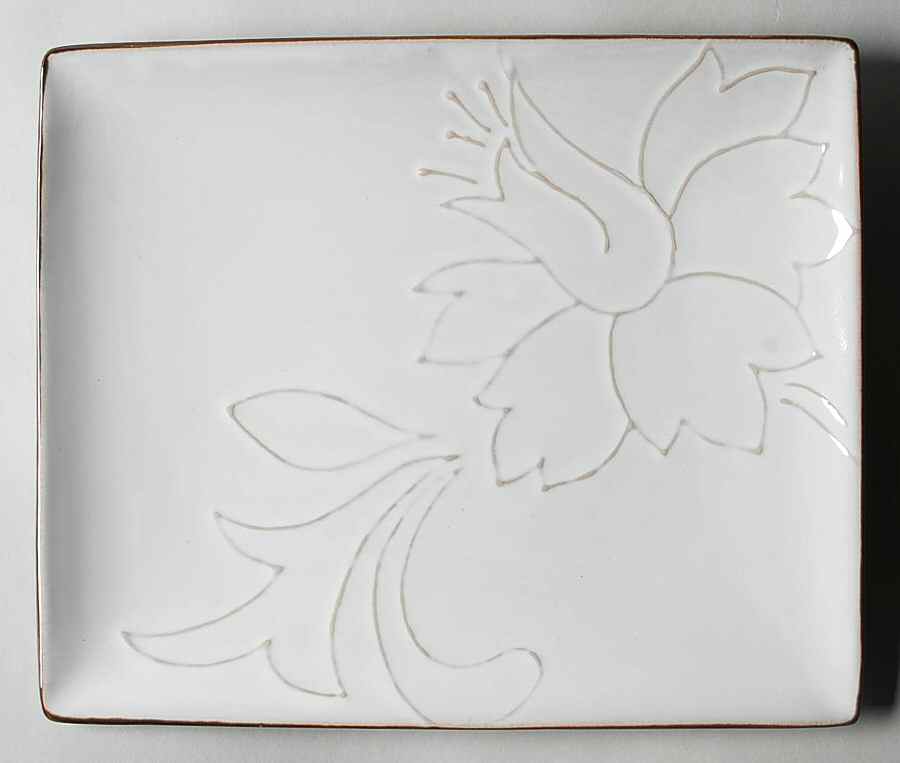 Florence Garden (Rectangular) Rectangular Dinner Plate by Gibson Designs-1