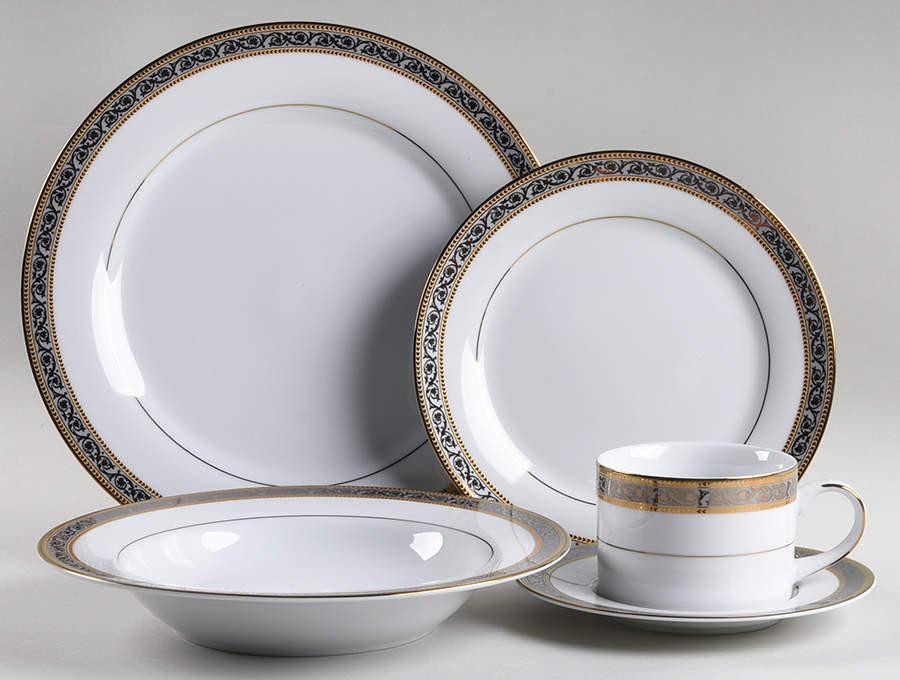 Etienne 5 Piece Place Setting by Globus China-1