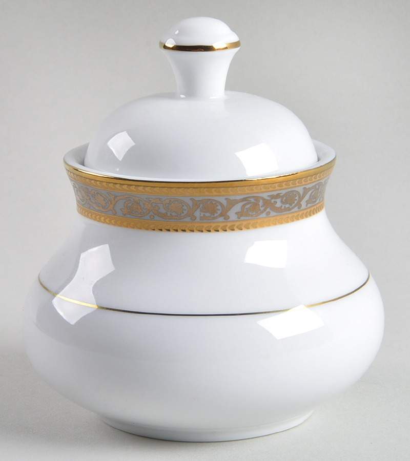 Etienne Sugar Bowl & Lid by Globus China-1