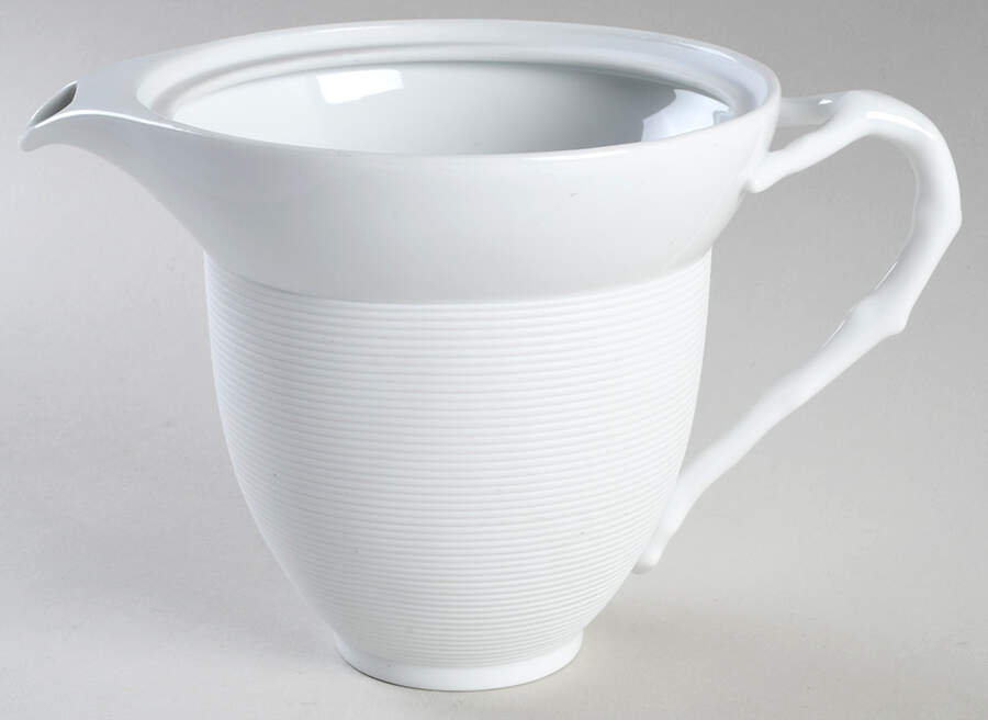 Galatea Bianco White Tea/Coffee Pot No Lid by Ginori 1735-1