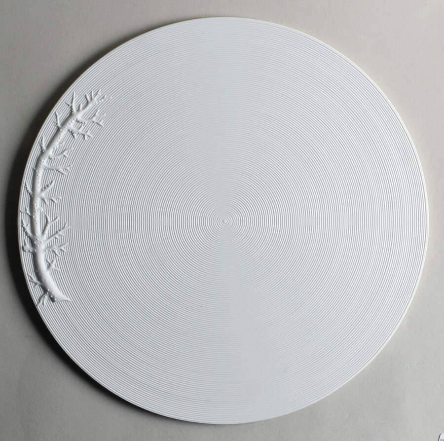 Galatea Bianco White Service Plate (Charger) by Ginori 1735-1
