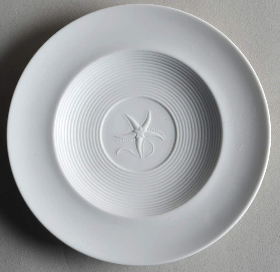 Galatea Bianco White Saucer by Ginori 1735-1