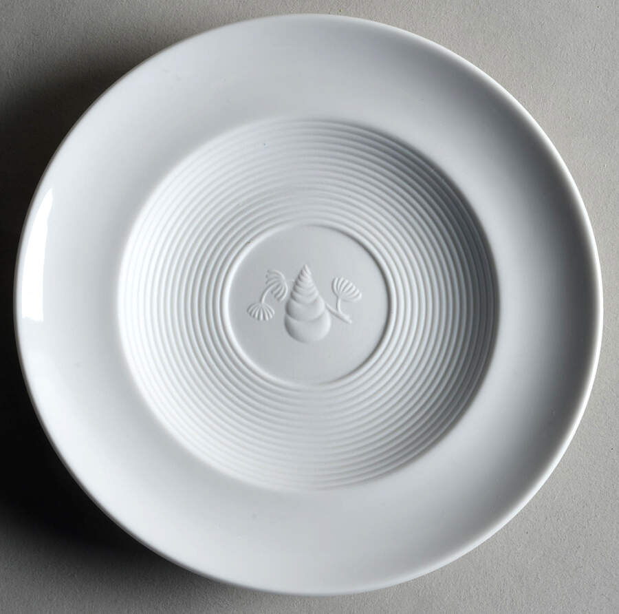Galatea Bianco White Saucer for Oversized Cup by Ginori 1735-1