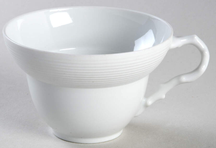 Galatea Bianco White Flat Cup by Ginori 1735-1