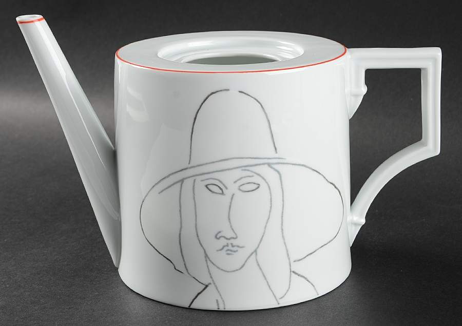 Gente Di Montparnasse Teapot No Lid by Ginori 1735-1
