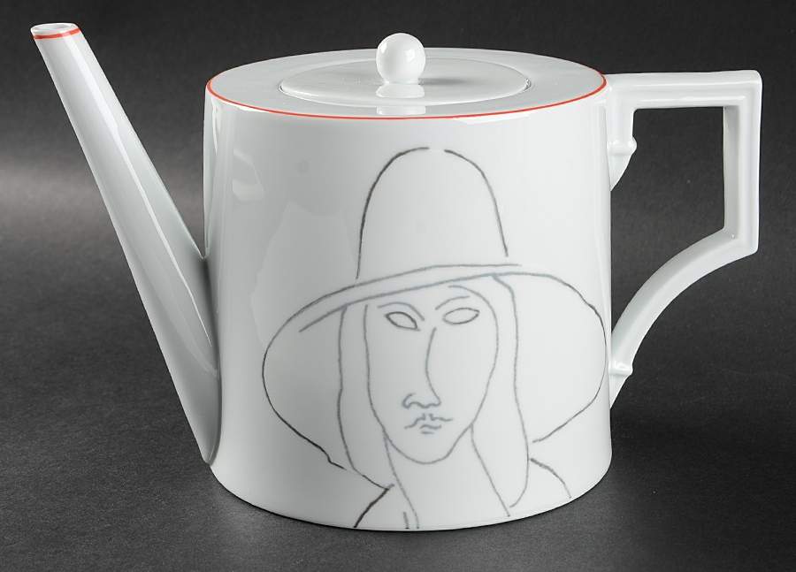 Gente Di Montparnasse Teapot & Lid by Ginori 1735-1