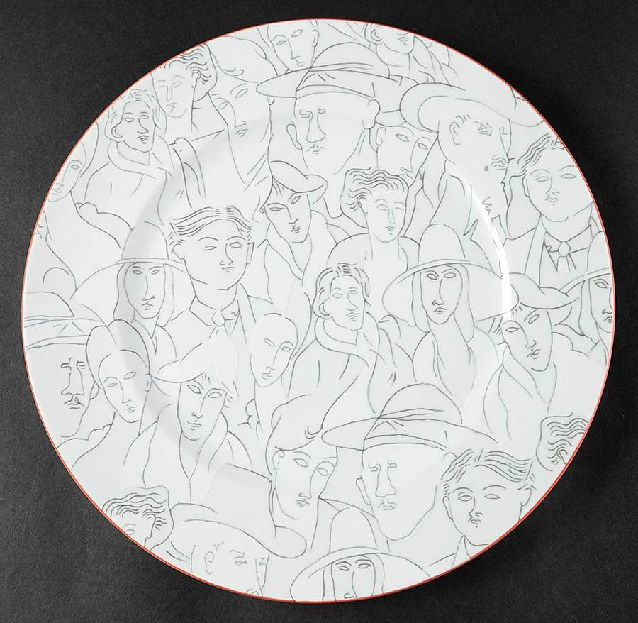Gente Di Montparnasse Service Plate (Charger) by Ginori 1735-1