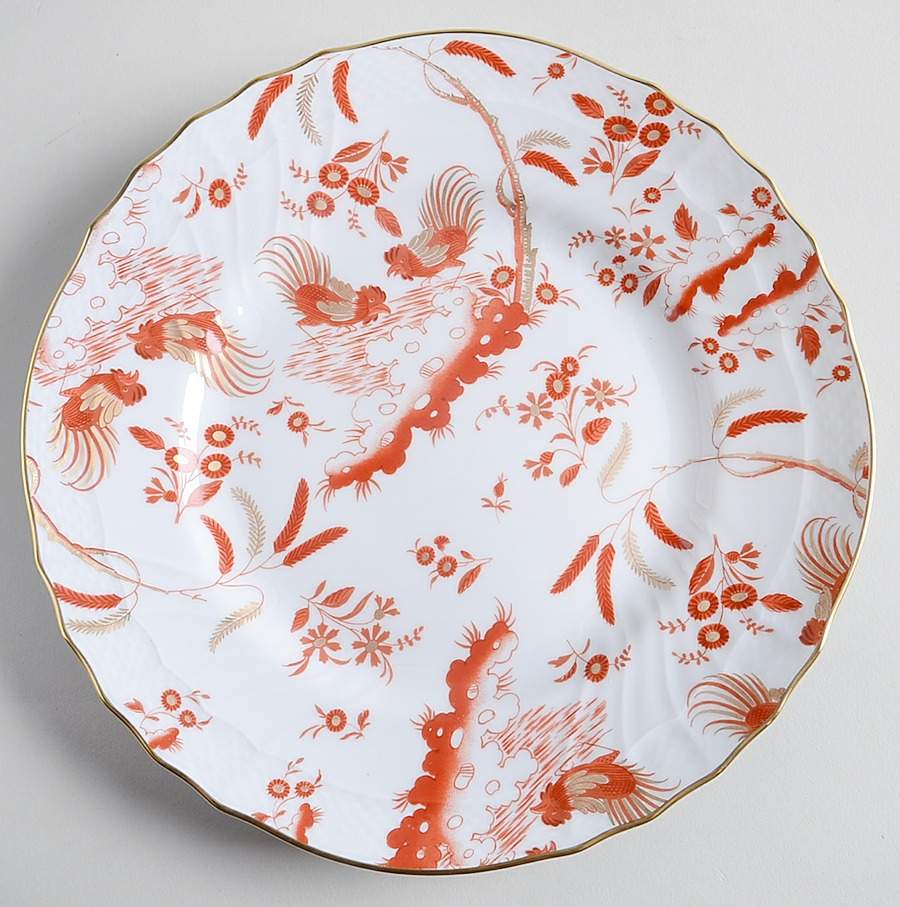 Rouge Di Doccia Salad/Dessert Plate by Ginori 1735-1