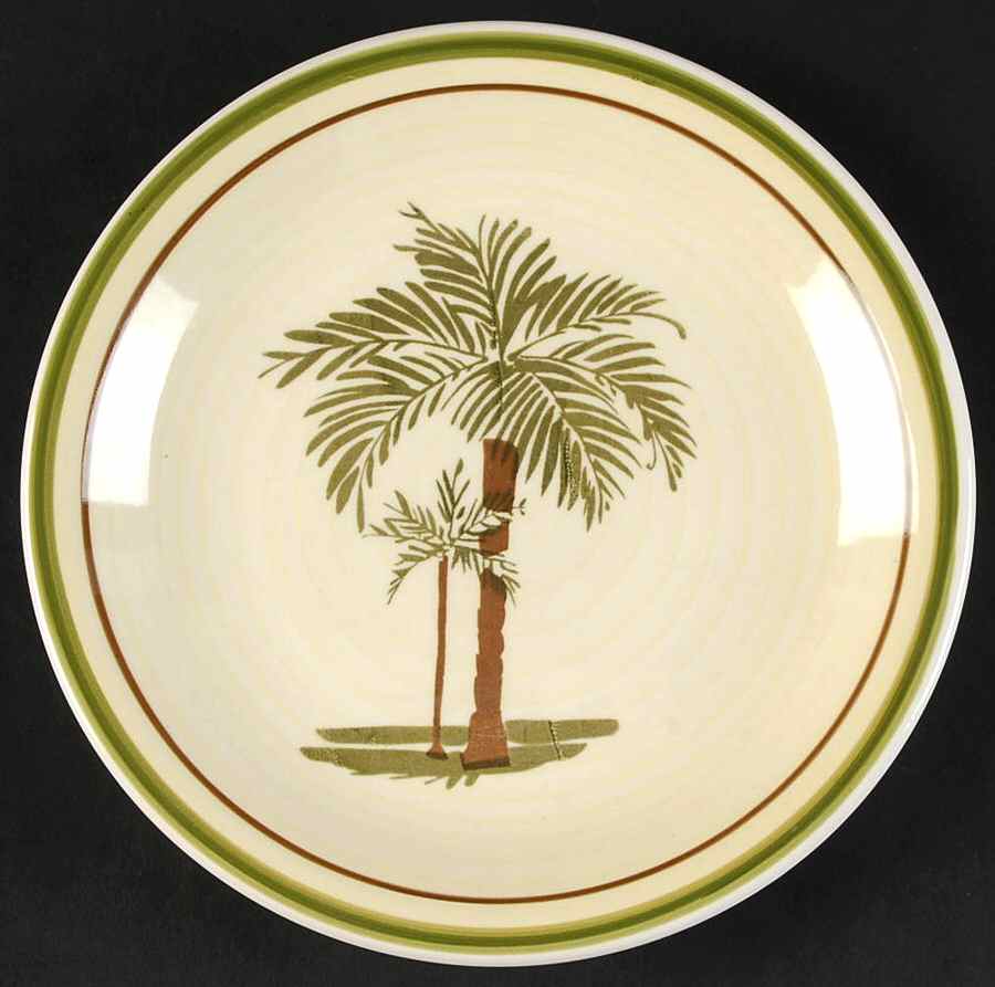 Palm Bay Salad Plate by Gibson Designs-1