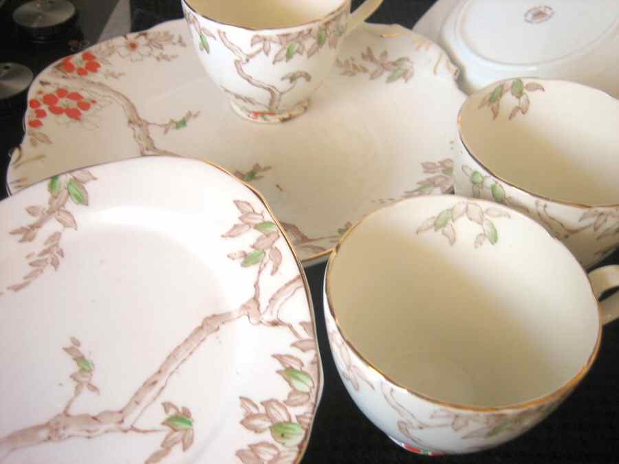 3855A Square Handled Cake Plate by Gladstone-1