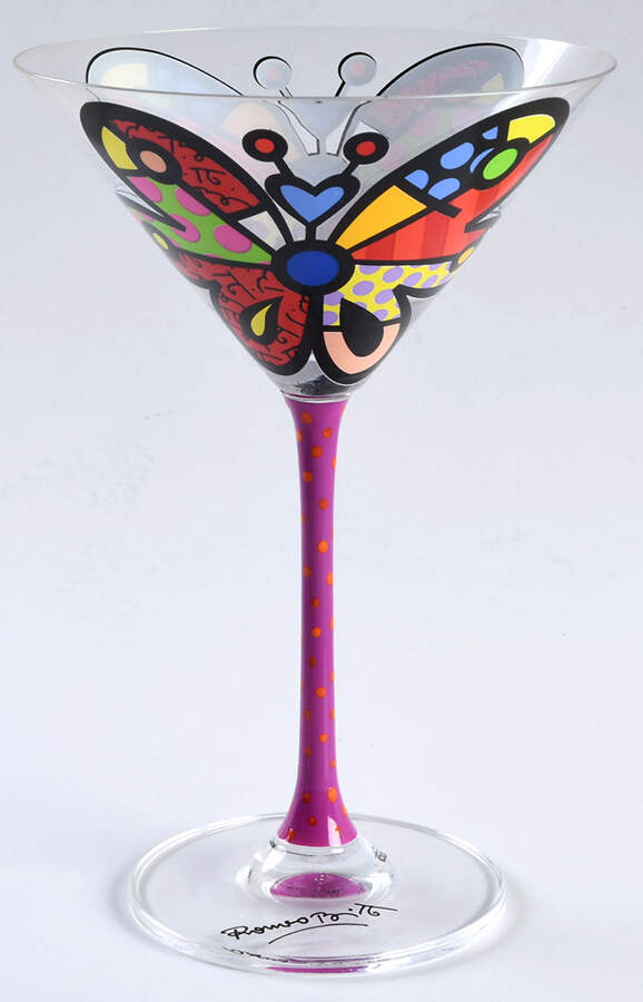 Britto Glassware Martini by Giftcraft Ltd-1