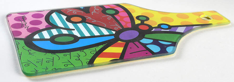 Britto Rectangular Glassware Cutting Board by Giftcraft Ltd-1
