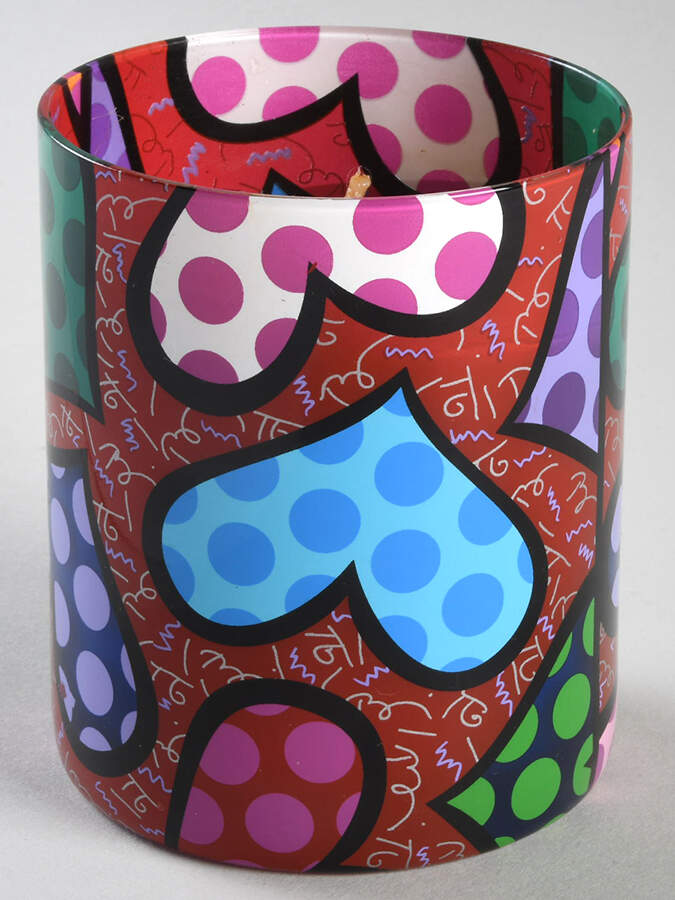 Britto Candleholder with Wax Filled Scented Candle by Giftcraft Ltd-1