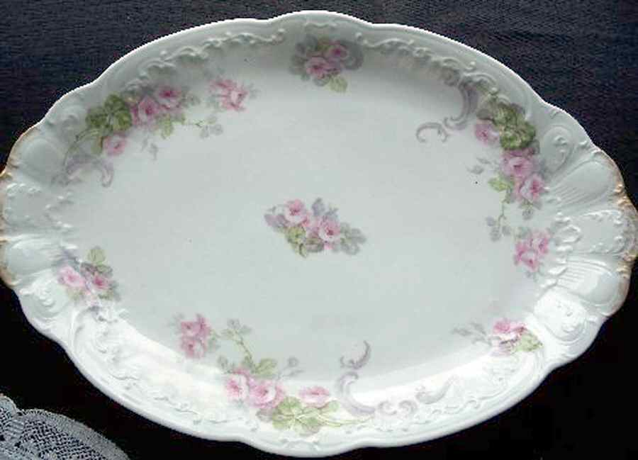 GUE708 12" Oval Serving Platter by WM Guerin-1