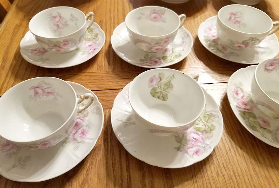 GUE708 Flat Cup & Saucer Set by WM Guerin-1